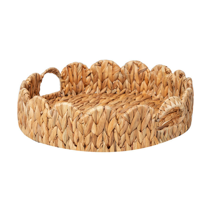 Decorative Storage Basket Made of Woven Natural Material