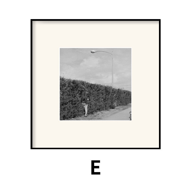Framed Black and White Photography Artwork