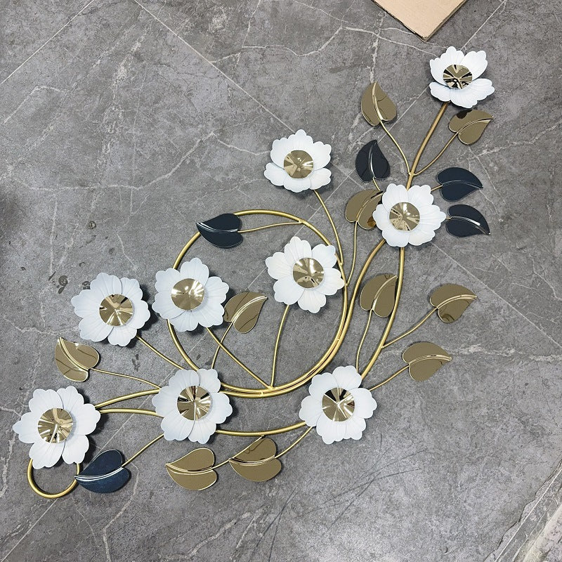 Floral Metal Wall Art Decor