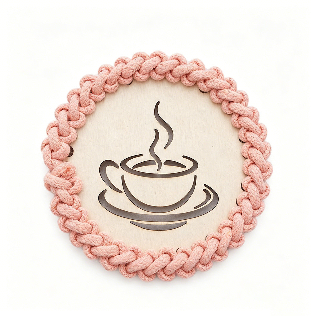 Decorative Macrame Coffee Cup Coaster