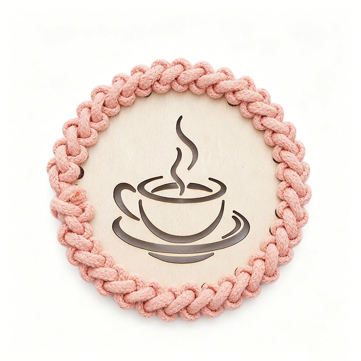 Decorative Macrame Coffee Cup Coaster