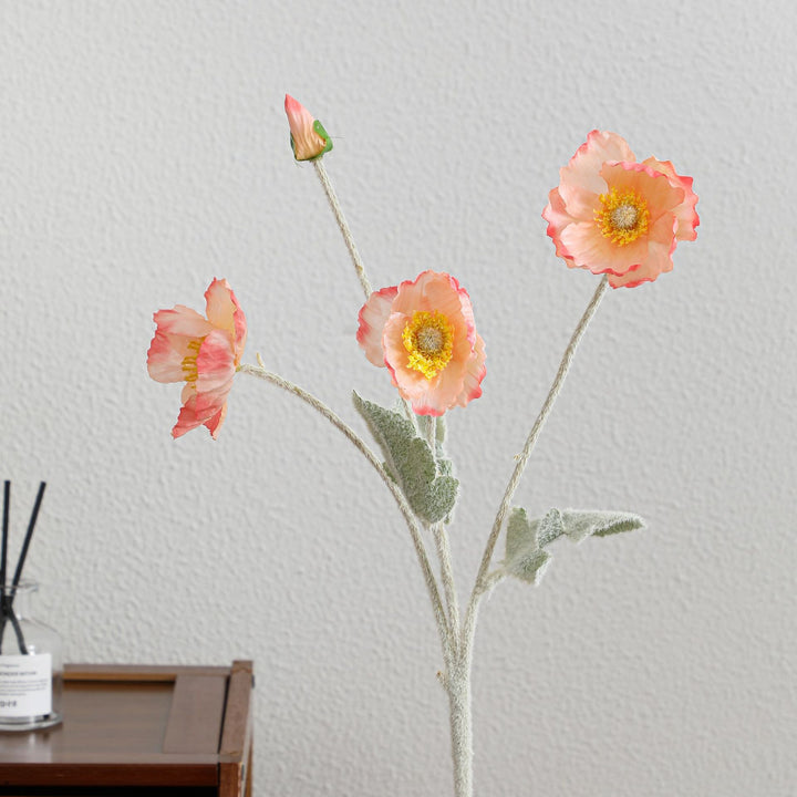 Decorative Art Poppy Bouquet