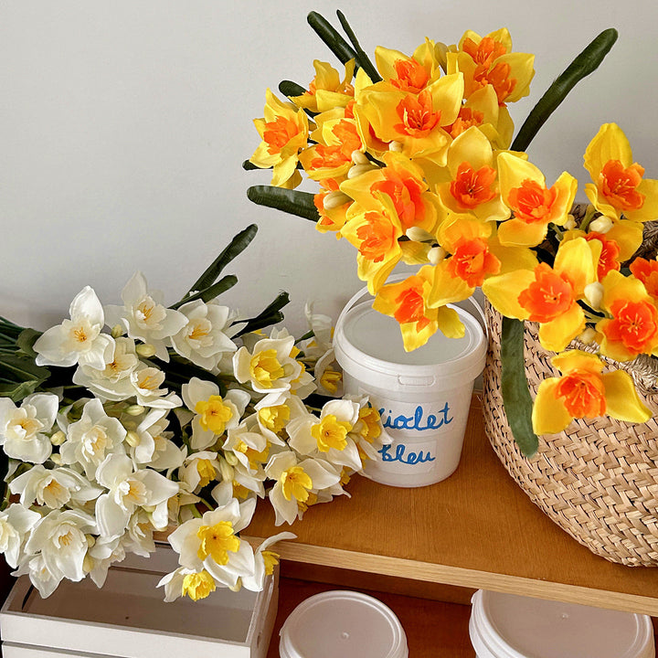 Lifelike Decorative Orchid Stem
