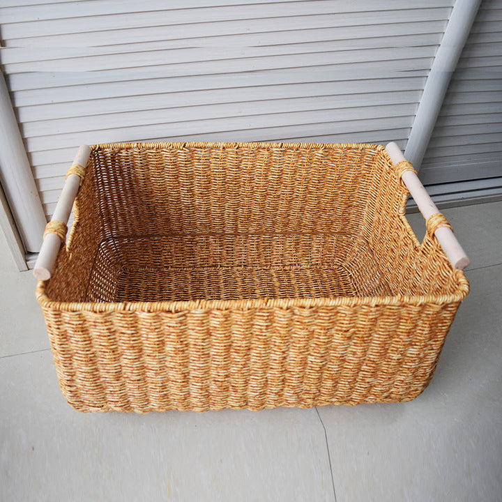 Large Handwoven Storage Basket