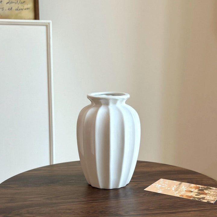Elegant Textured Ceramic Vase