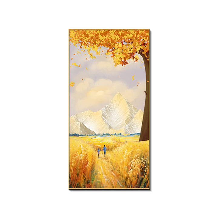 Framed Autumn Landscape Art Print