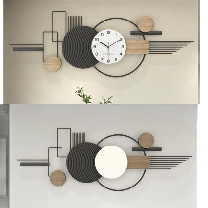 Modern Artistic Wall Clock with Geometric Design