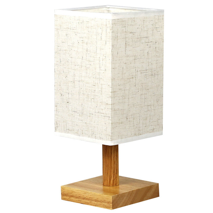 Minimalistic fabric table lamp