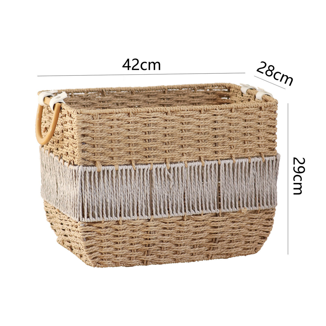 Natural meadows storage basket