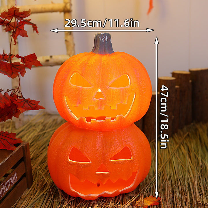 Ceramic Cat Pumpkin LED Tealight Holder