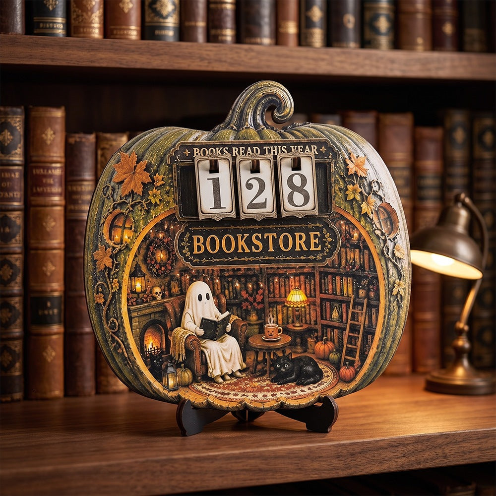 Decorative book counter