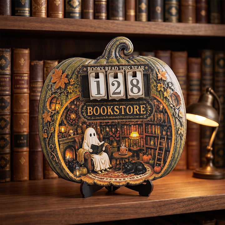 Decorative book counter