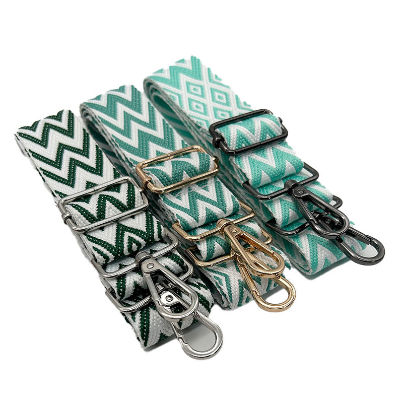 Adjustable Patterned Bag Strap