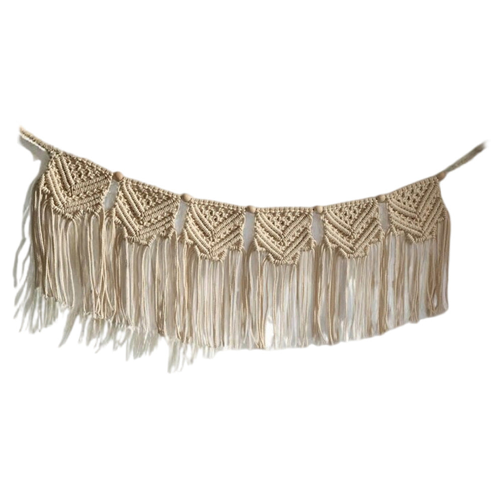 Macrame Wall Hanging Tapestry with Decorative Fringe