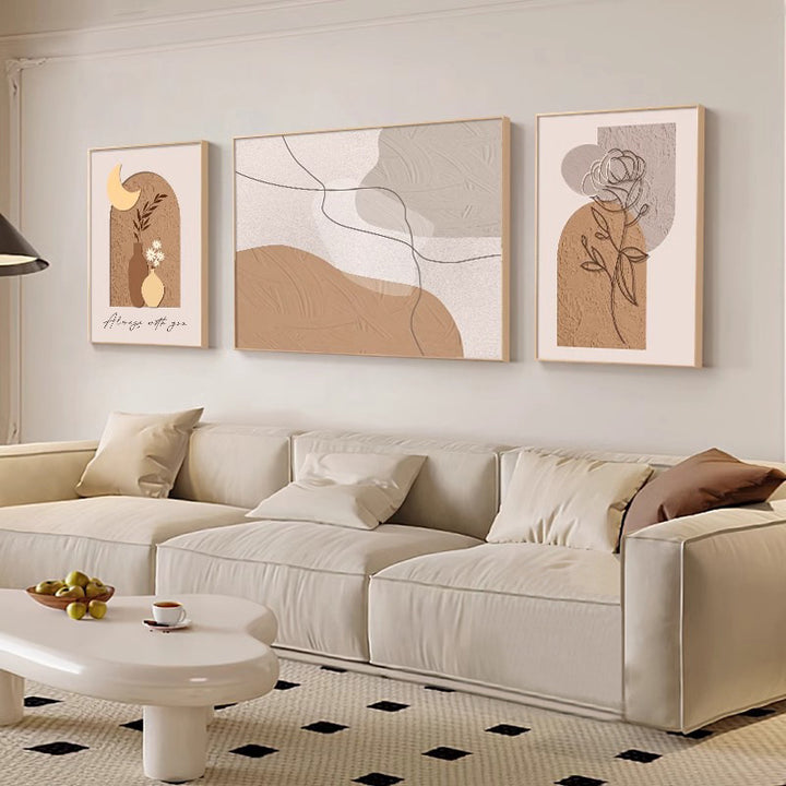 Decorative Three-Piece Art Print Set