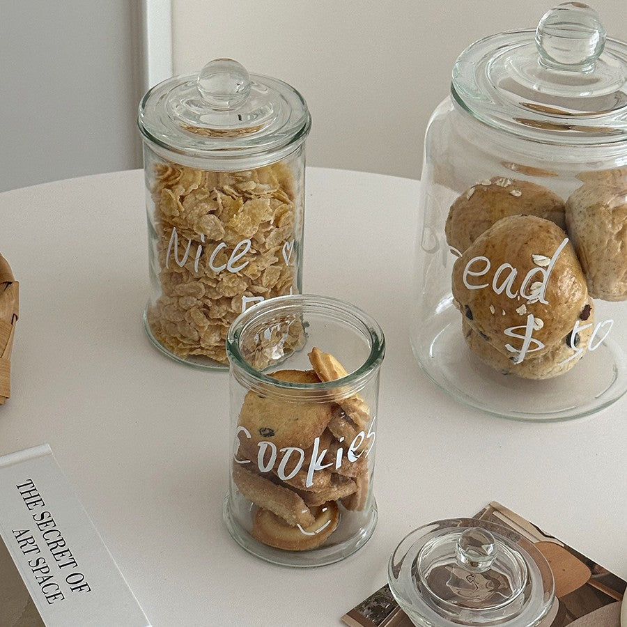 Glass Storage Canister Set