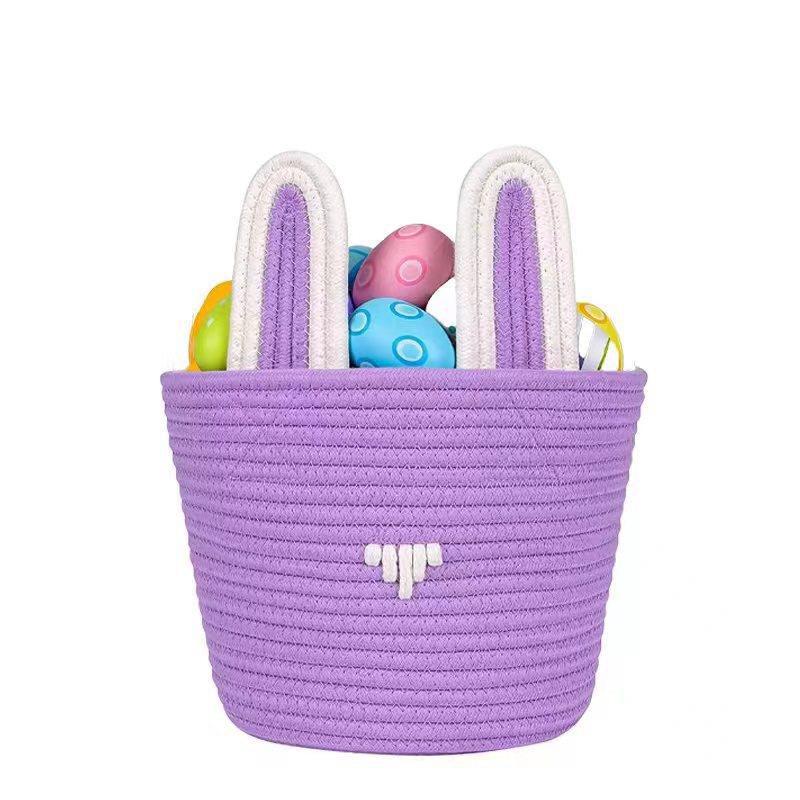 Playful Storage Basket in Rabbit Design