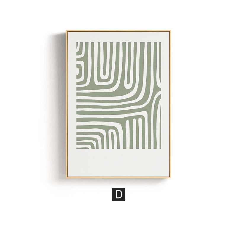 Abstract Wave Design Framed Wall Art