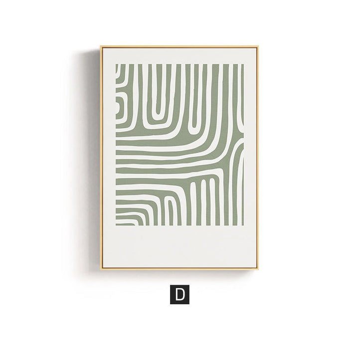 Abstract Wave Design Framed Wall Art