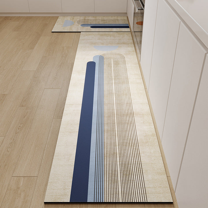 Abstract Pattern Kitchen Runner Mat