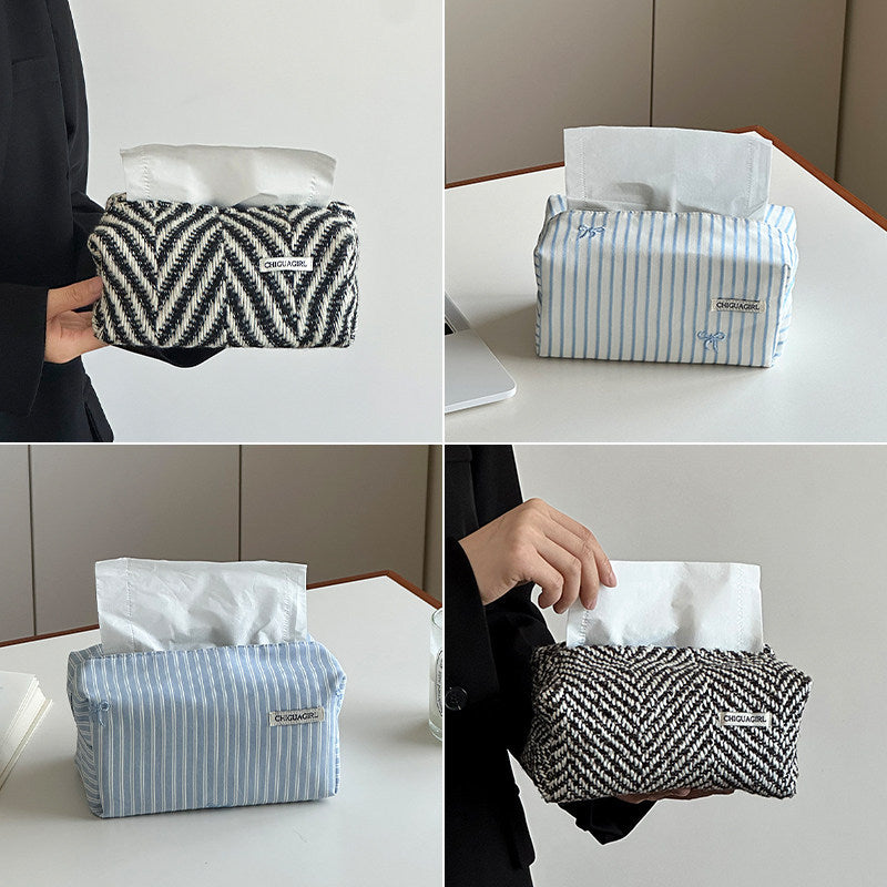Cozy Knit Tissue Box Cover