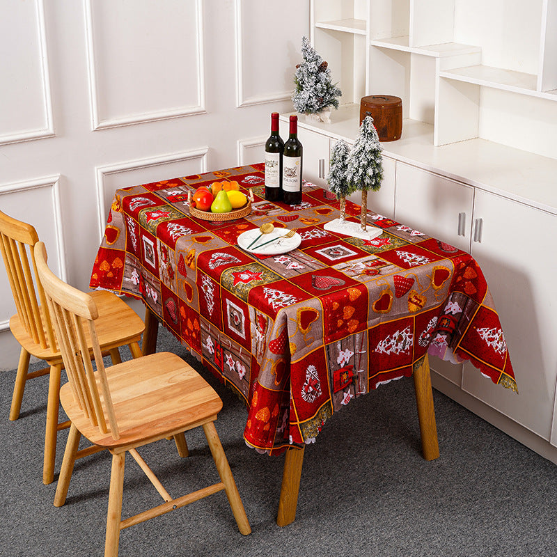 Festive tablecloth with Christmas motif