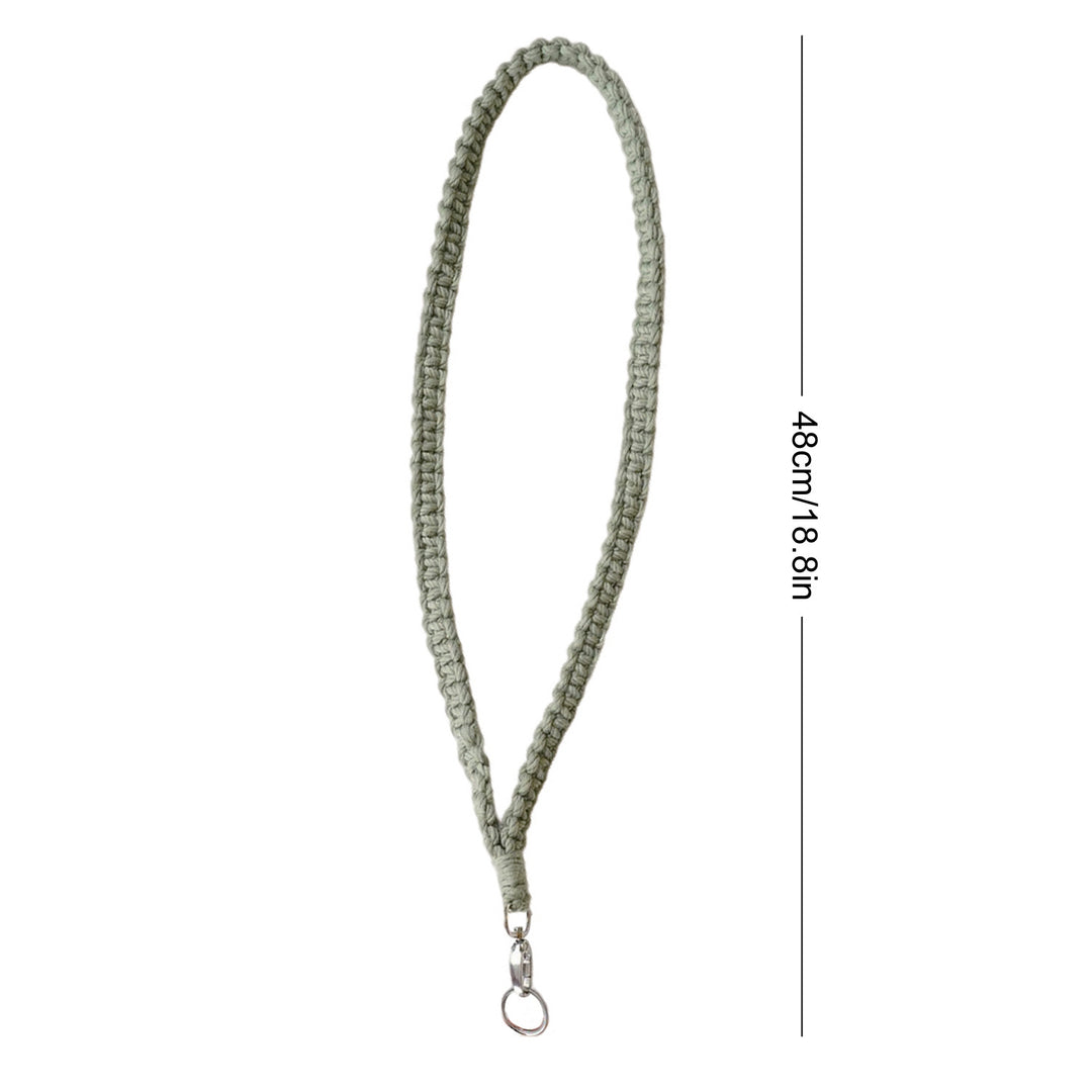 Braided Macrame Keychain Loop