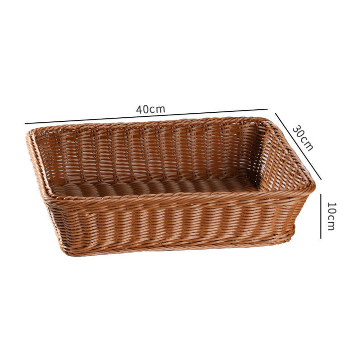 Large Rectangular Woven Storage Tray