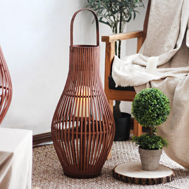 Elegant Rattan Lantern