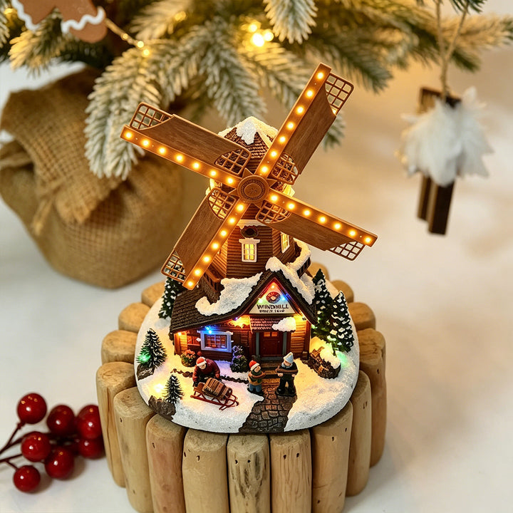 Nostalgic Christmas Windmill Decoration
