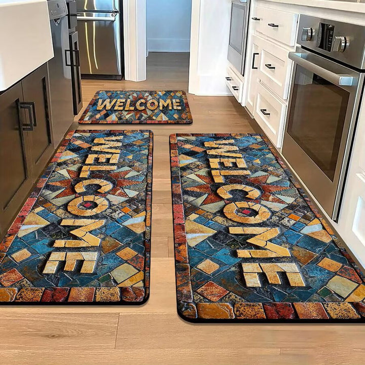 Stone-Inspired Decorative Area Mat