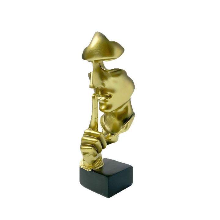 Artful figure with shy girl motif