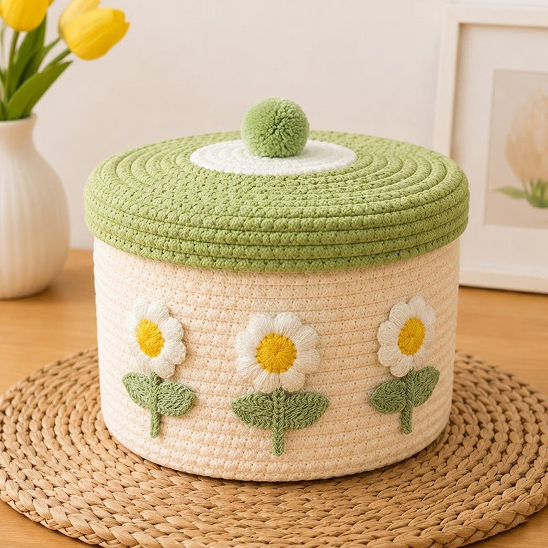 Decorative Knitted Storage Container