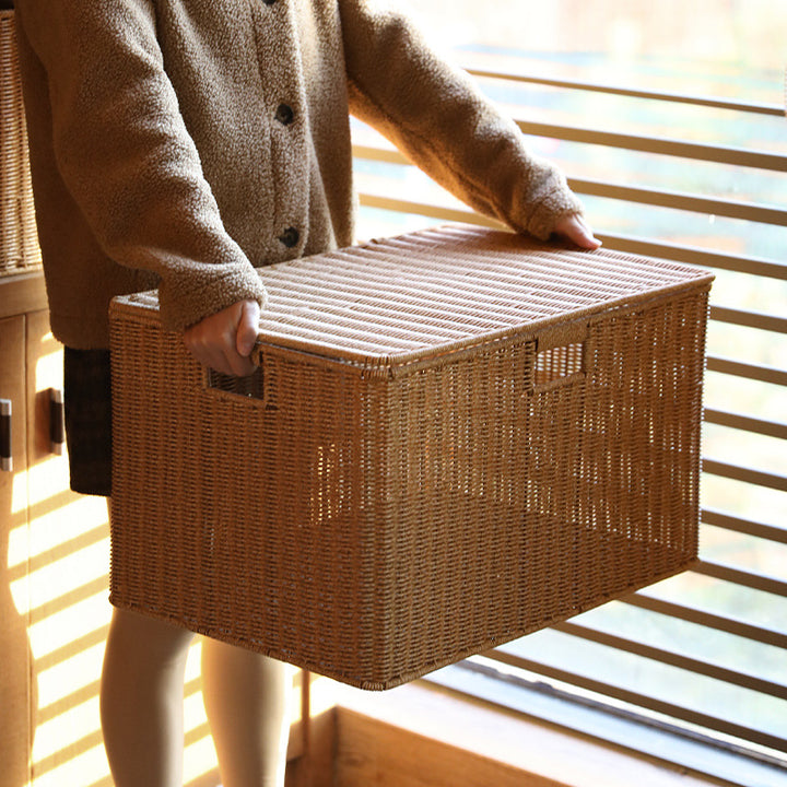 Handwoven Decorative Storage Chest