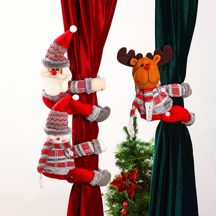 Santa Claus Curtain Holder