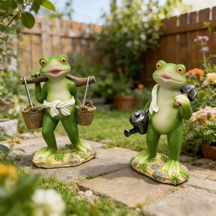Playful Frog Decor
