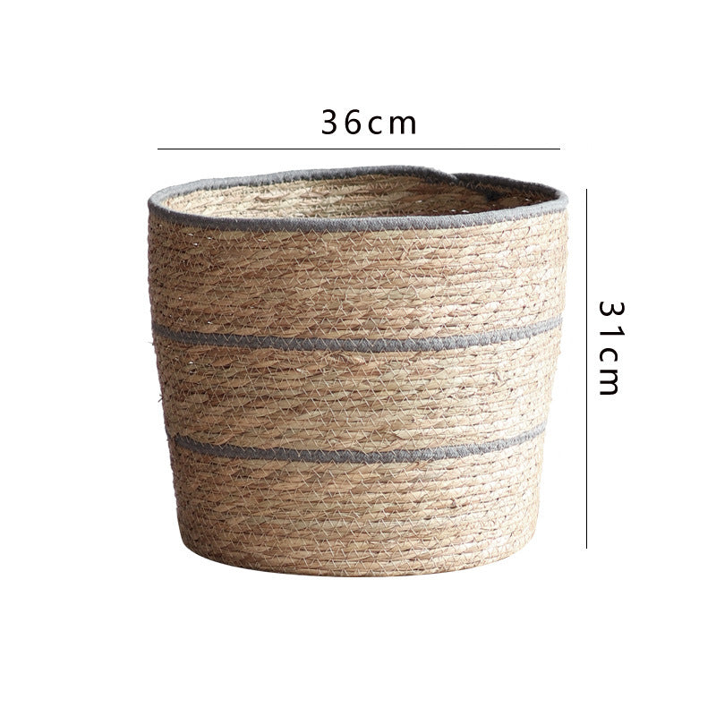 Handwoven decorative basket