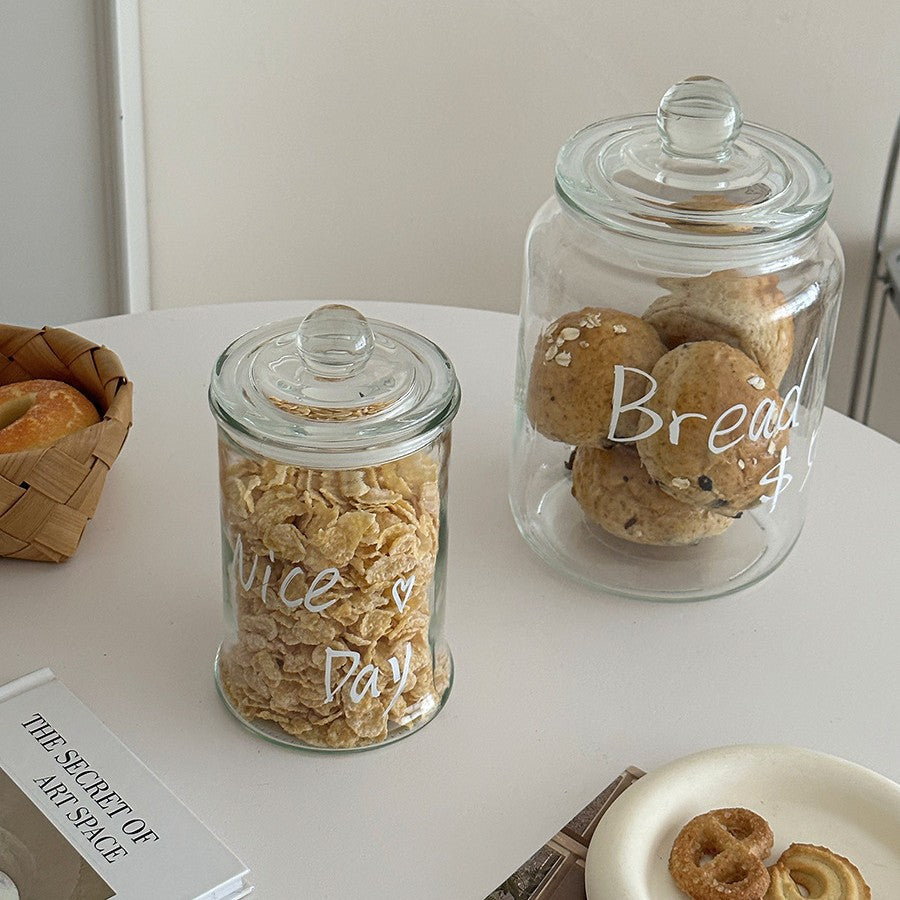 Glass Storage Canister Set