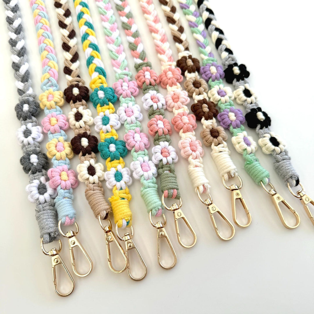 Handmade Macrame Floral Dog Leash