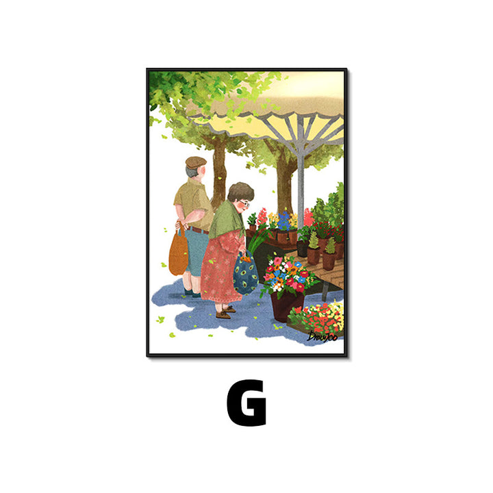 Decorative Illustrative Canvas Art