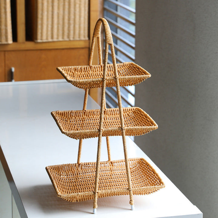 Handcrafted Woven Serving Basket