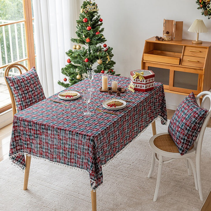 Festive Patterned Tablecloth