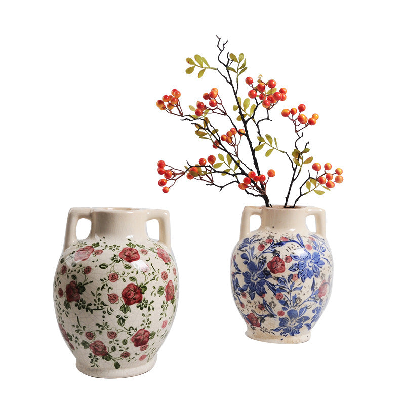 Floral Ceramic Flower Pot
