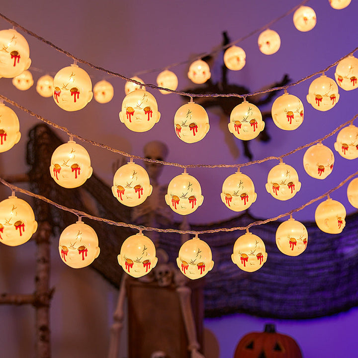 Festive Ghost LED String Lights