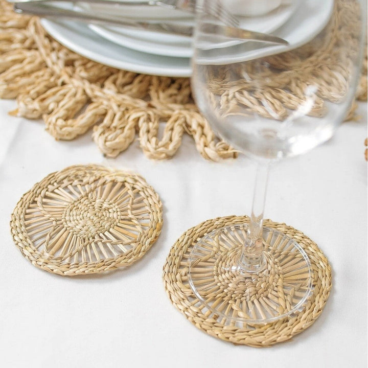 Handcrafted Natural Fiber Coasters