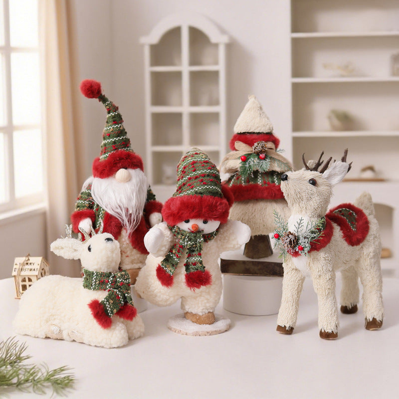 Decorative Christmas figure in reindeer design
