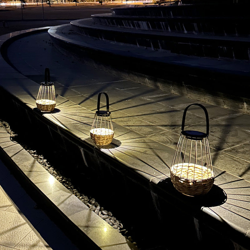 Decorative Basket Lamp