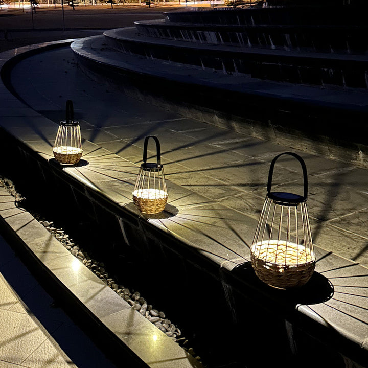 Decorative Basket Lamp