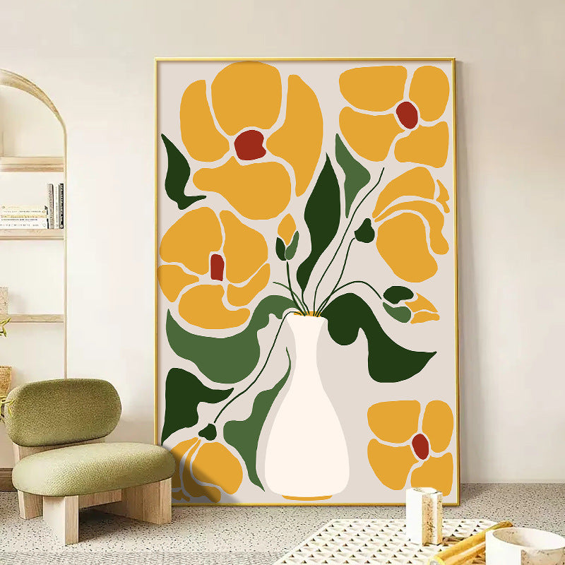 Floral Themed Wall Art Print