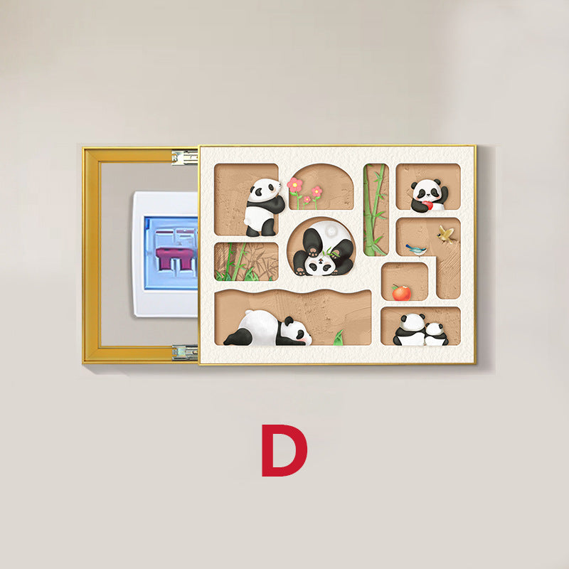 Decorative Panda-Themed Picture Frame